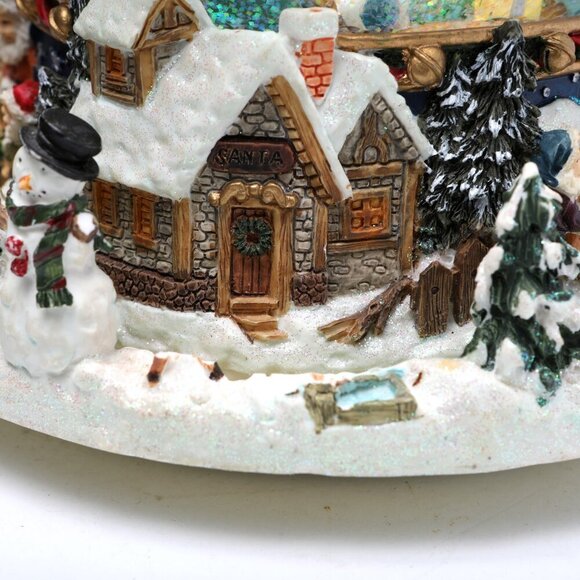 Kirkland Musical Christmas Snow Globe Santa Musical Holiday Glitter Reindeer - Picture 11 of 15
